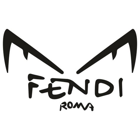 fendi eyes logo|fendi logo clip art images.